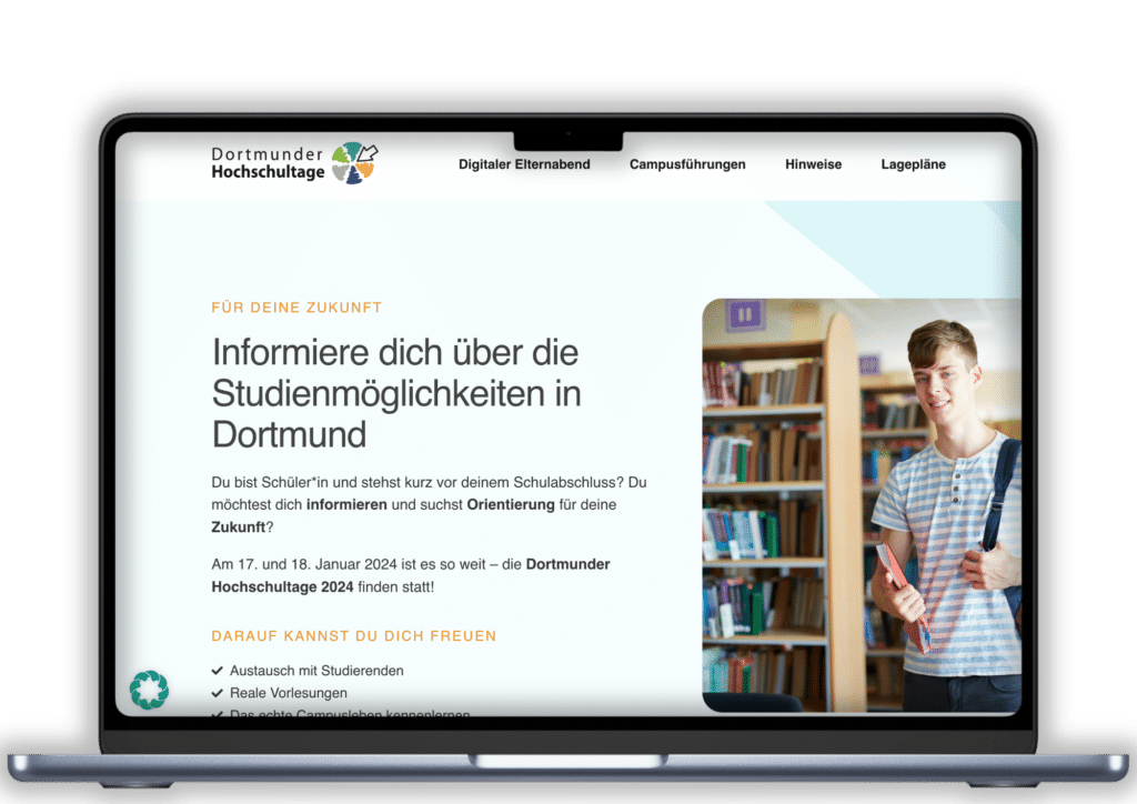 Website Dortmunder Hochschultage