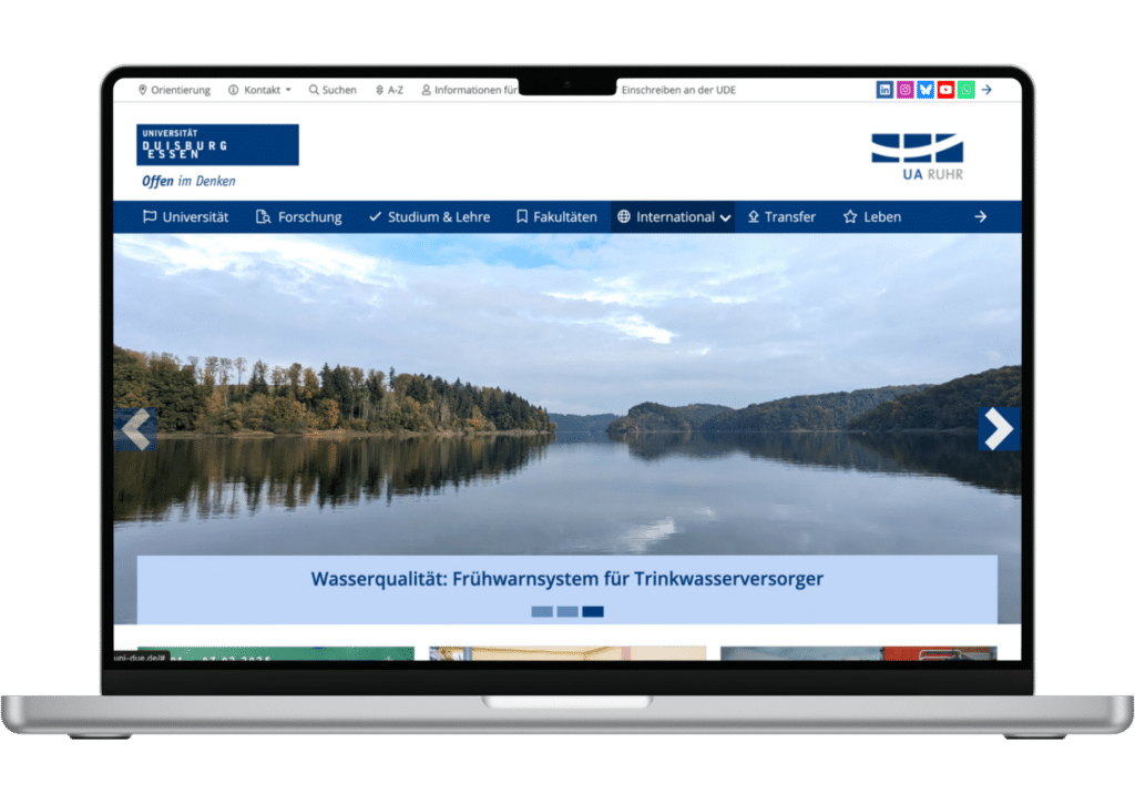 Universität Duisburg-Essen Homepage