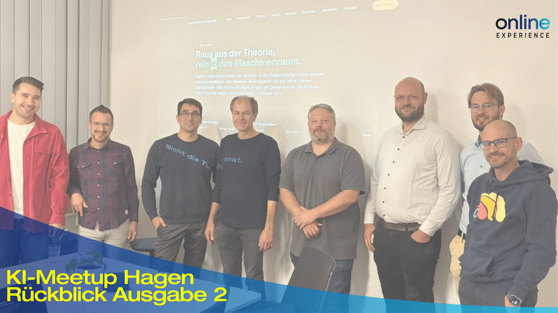 Teilnehmende des KI-Meetups Betreute Intelligenz, Ausgabe 2, an der FernUniversität in Hagen